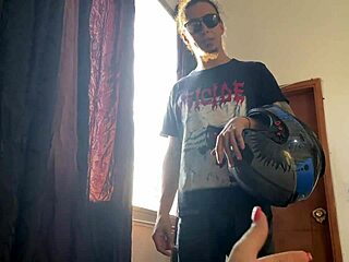 I catch my girlfriend masturbating, and she ends up fucking me wildly!