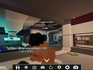 Damn, This Gringa Craves Wild Sex in Roblox Game!