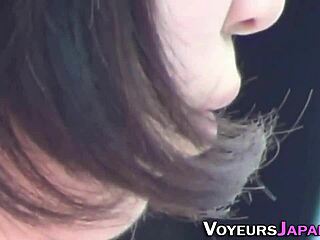 High-Definition Footage of Asian Teen 18+ in Public Outdoor Setting