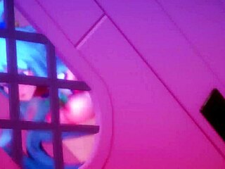 Konosuba Aqua Glory Hole Scene with Detailed Action and Setup