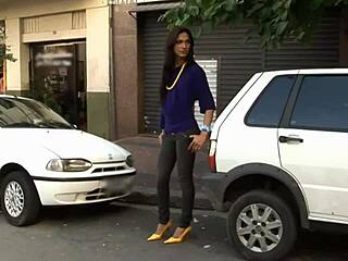 Transsexual Shemale Engages In Hardcore Blowjob And Intense Fucking With Another Tranny