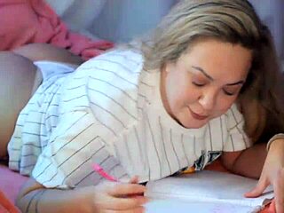 What surprise Christmas gift involves intense anal with Alessandra Maia and Joseph Britadeira?