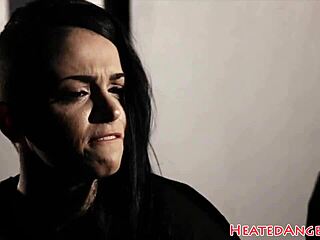 omg this devilish punk babe is getting her pierced cunt drilled hard 😈