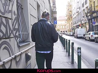 hey lara west invites her hardcore fuck buddy for intense doggystyle pussy pounding next door 😈