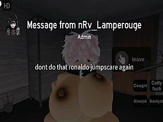 Roblox character engages in intimate moment with cute girl