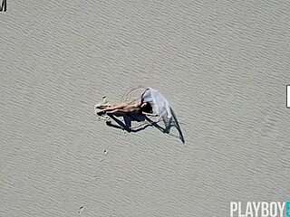 Belgium perfect round ass playboy model miluniel louis strips outdoor with clothes ripped