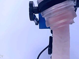 Rubjoy Uses Fleshlights On Stunt Cock With Vibrating Tongue For Detailed Masturbation