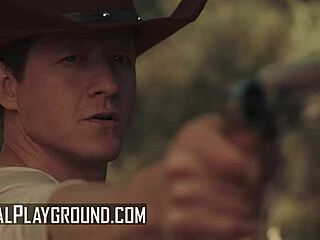 Digitalplayground's vicki chase rides cowboy scott nails slutty cowgirl style.