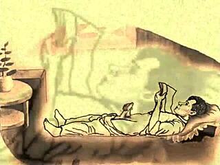 what's so intriguing about this vintage erotic art piece?