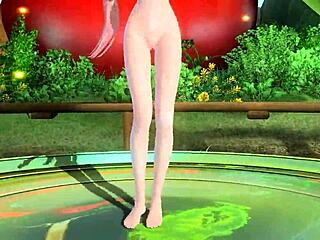 megurine luka in nude bunny costume