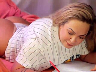 What surprise Christmas gift involves intense anal with Alessandra Maia and Joseph Britadeira?