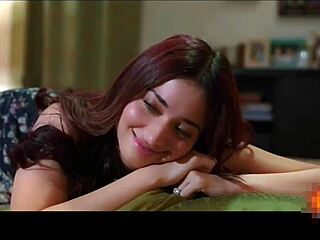 Tamanna showing off her legs in shorts 😊