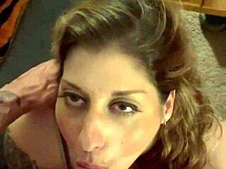 hey sexy milf wife, keep sucking that hard cock from your hubby until he explodes with cum!