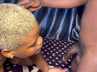 Neighbor Gives Sloppy Blowjob on First Date