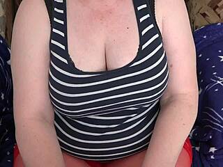 Curvy Milf Hid In The Toilet Room To Masturbate On Webcam Saggy Tits