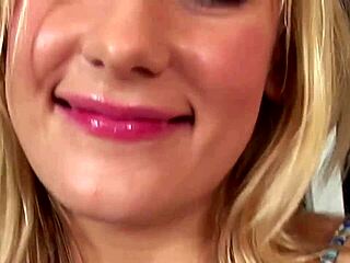 Does this beautiful blonde give her step dad a handjob?