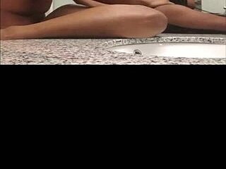 Bent over doggystyle with my babymama's big black cock in homemade video.