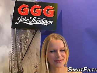 Facialized german gets double penetrated