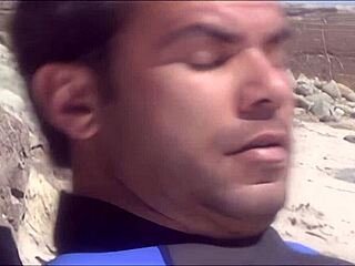 Shayna Knight bent over for double penetration threesome