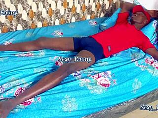 ebony petite teen rides big fat cock