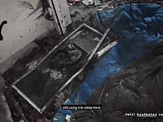 Slim teen megan venturi gets banged in an abandoned hospital, with blowjob, deepthroat, and cumshot.