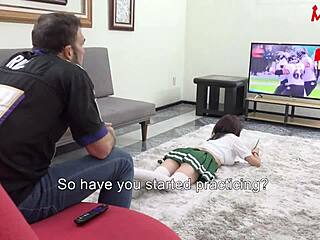 He Fucks His Friend Hard and Cums in Her Mouth and Tits