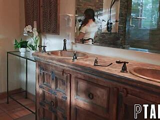 nathan bronson hides leana lovings' glasses for taboo pov blowjob