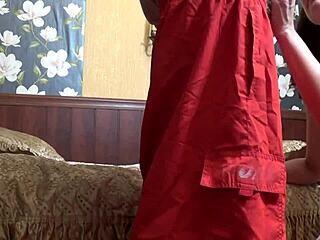 The old couple says, 'We've been married for years, let's fuck like on our wedding day.'