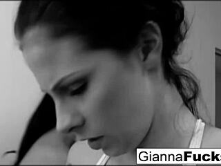 An Interracial Poolside Threeway With Big Boobed Gianna