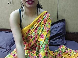 Punjabi bahu rides sasur hard in homemade cowgirl!