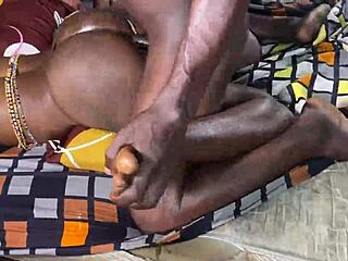 Agbo Seller Delivers Juicy Creampie in Tight Pussy with Rough Moans and Screams