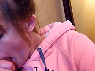 Redhead Girlfriend Deepthroats Friend's Cock For Intense Creampie.