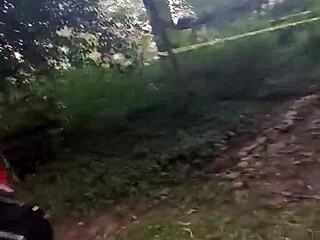 i'm impregnablelexa takin wolfdaddy901's raw dick deep in public park for that bareback creampie...