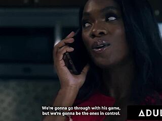 Submissive wife Siri Dahl and bestie Ana Foxxx in kinky 3-way 😈