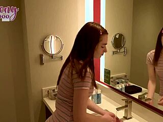 lucky seth brogan dives into 18yo reese robbins wet cunt for creampie