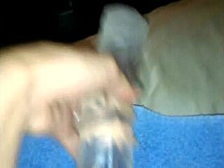 Hayley the wife started her solo session with a massive dildo in part one, feeling every inch deeply.