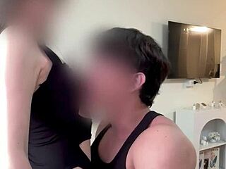 Does the oriental hottie take a big cum load on her titties?