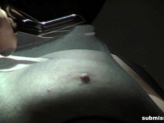 The struggling whore is suspended and humiliated.