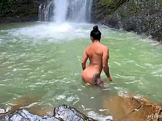 morbid masturbates as i strip naked in the river