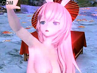 Megurine Luka's Passionate Nude Display In Project Diva Mod