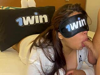 milf tells her stepson to fuck her mouth and pussy, taboo fun.