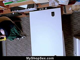 the teen thief complies with the officer to gain her freedom