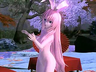 Megurine Luka's Passionate Nude Display In Project Diva Mod