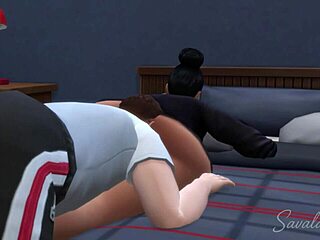 Two Mistress Force Submission on Young Boyfriend with Toys