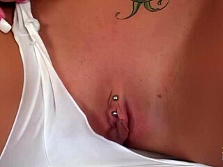 This Lovely Brunette Bimbo Felt Ecstasy as Her Mouth Was Filled with a Huge Load of Cum