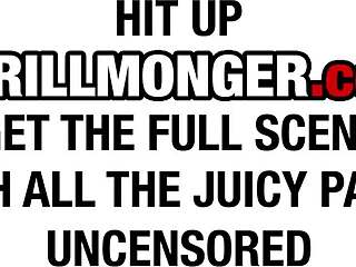 I, Sexy Sadie, give a rimjob to big black cock then take four creampies.