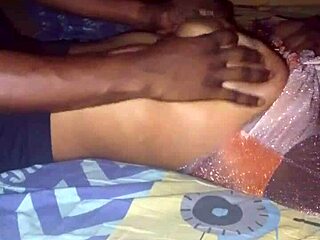 Massaging My Girlfriend's Big Tits Through Her See-Through Bra