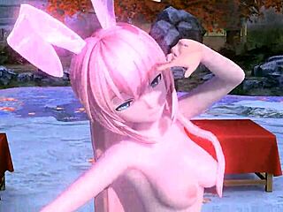 Megurine Luka's Passionate Nude Display In Project Diva Mod