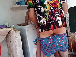 Hot wife cheats with sex toy