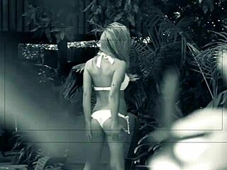 outdoors in the sun we find aubrey adams rubbing herself and fucking too